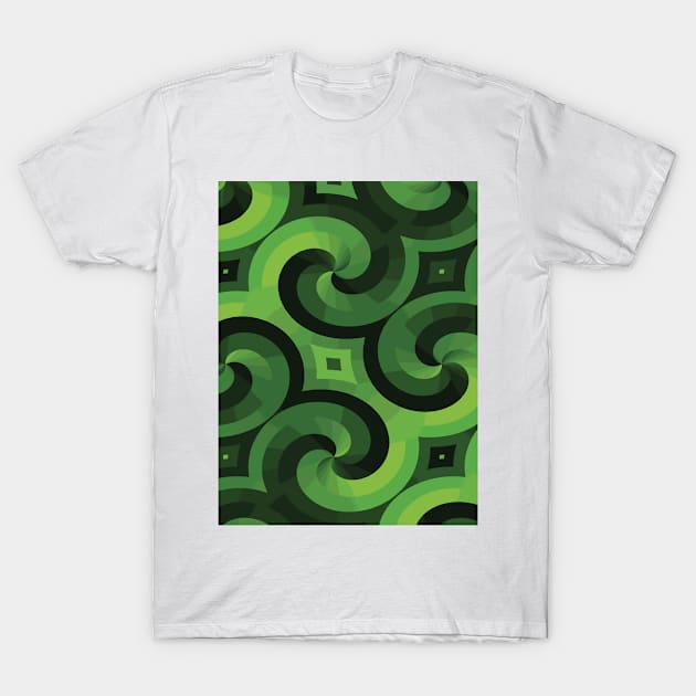 GREEN WALLPAPER Pop Art T-Shirt by BruceALMIGHTY Baker